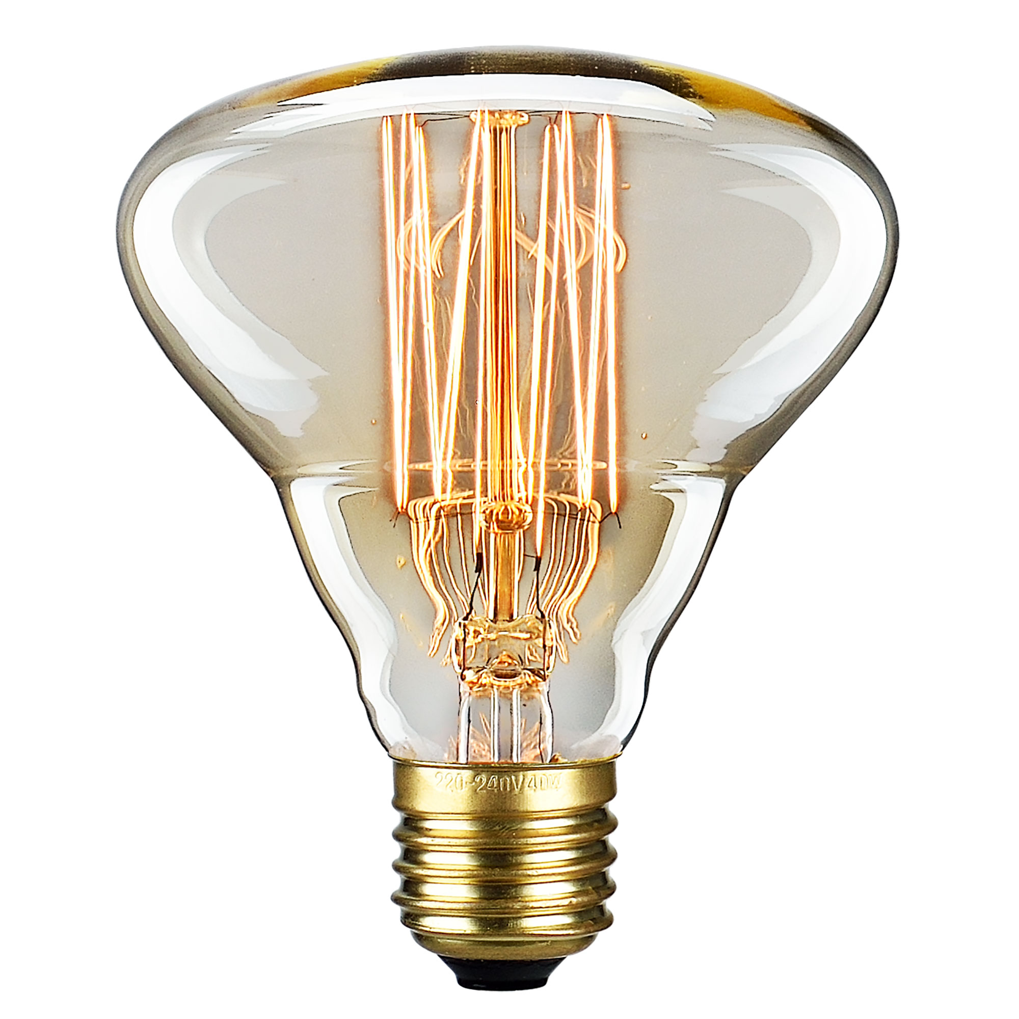 [in.tec]® 1x E27 E14 Vintage Glühlampe Glühbirne Lampe Retro Edison Birne