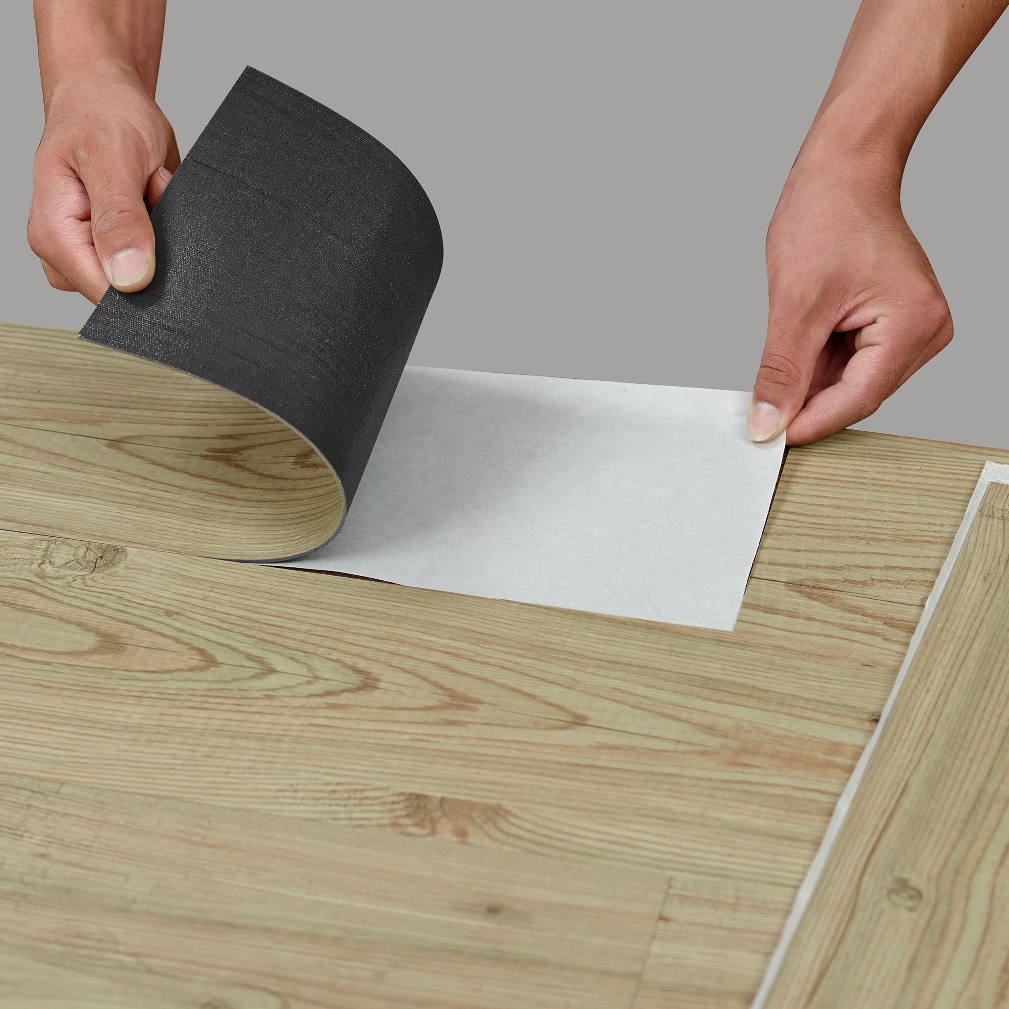 Neu.holz® ca. 1m² vinyl laminat selbstklebend struktur matt dielen ...